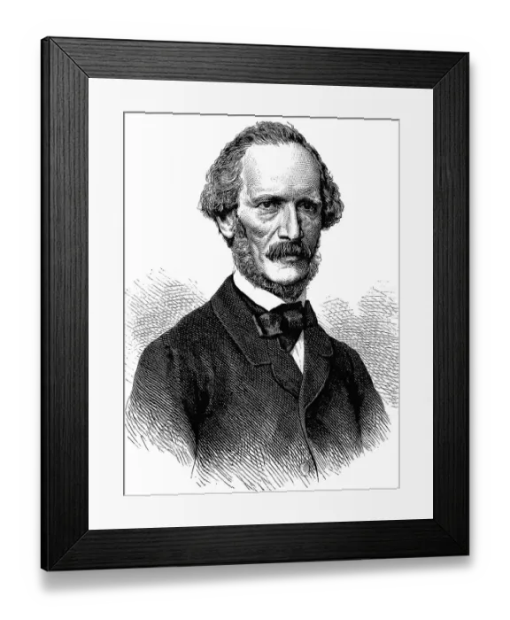 Framed Print : Eduard Bendemann, 1811-1889, German painter