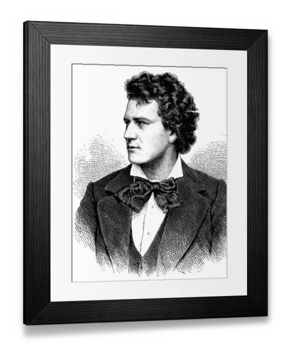 Framed Print : Ludwig Barnay, actually Ludwig White Framed Print : Ludwig Barnay, actually Ludwig White