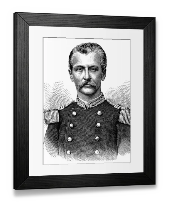 Framed Print : General Miguel Iglesias, 1830-1909 Framed Print : General Miguel Iglesias, 1830-1909