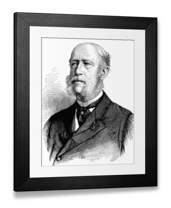Framed Print : Graf George Herbert zu Muenster Ledenburg
