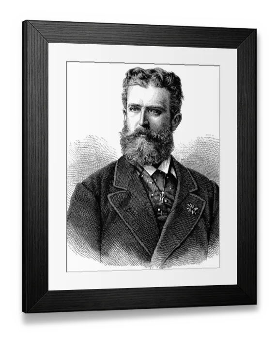 Framed Print : Prince Leopold of Hohenzollern-Sigmaringen