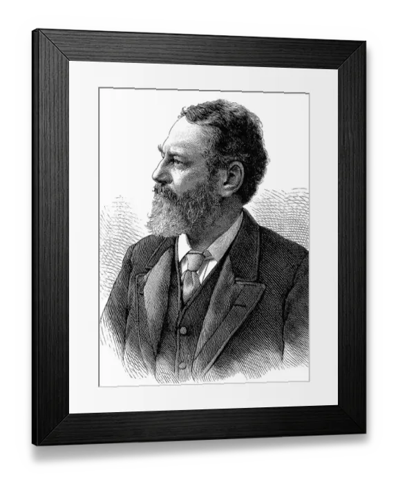 Framed Print : George Pendleton, 1825-1889, Minister of the United States in Berlin