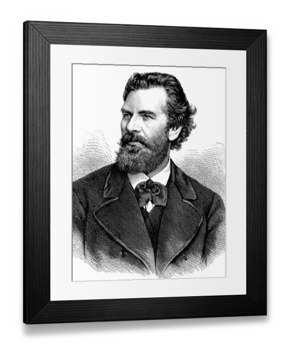 Framed Print : Friedrich Wilhelm Fricke, 1810-1891 Framed Print : Friedrich Wilhelm Fricke, 1810-1891