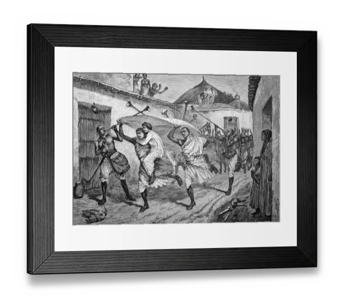 Framed Print : A wedding in Abyssinia, Ethiopia Framed Print : A wedding in Abyssinia, Ethiopia