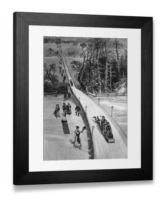 Framed Print : Slide in Essex County in New York