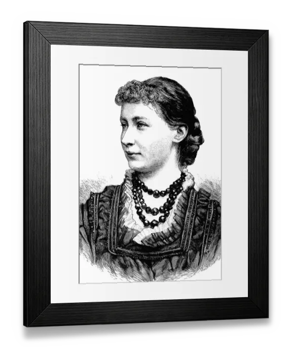 Framed Print : Princess Louise Sophie of Schleswig-Holstein-Sonderburg-Augustenburg 1866-1952