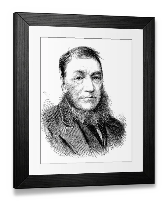 Framed Print : Paul Kruger, 1825-1904, President of the Transvaal Republic Framed Print : Paul Kruger, 1825-1904, President of the Transvaal Republic