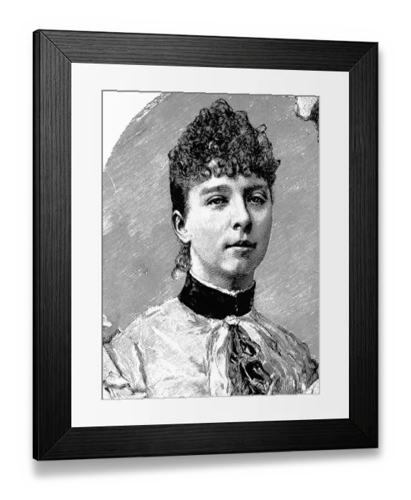 Framed Print : Marie Amelie d'Orleans (1865-1909)