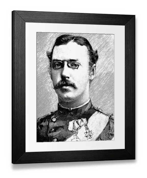 Framed Print : Prince Waldemar of Denmark (1858-1939)