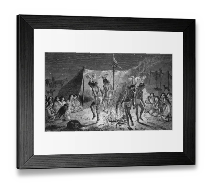 Framed Print : Dance of the Patagonians, Argentina Framed Print : Dance of the Patagonians, Argentina