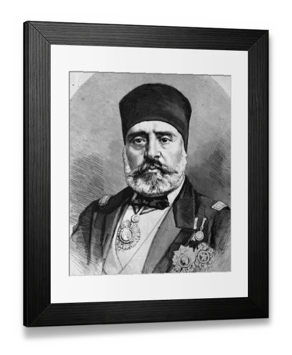 Framed Print : Mohammed es Sadok Pascha, Bey of Tunis Framed Print : Mohammed es Sadok Pascha, Bey of Tunis