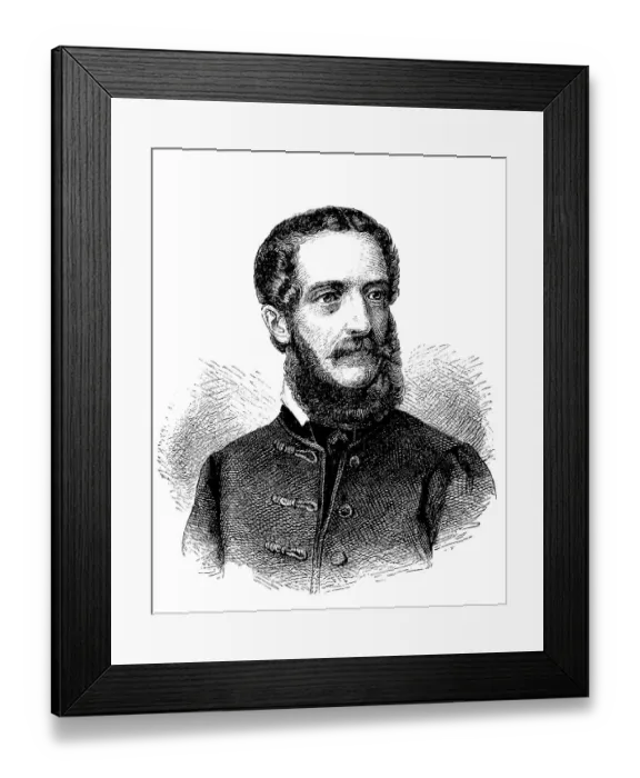 Framed Print : Louis Kossuth, 1802 - 1894, Hungarian national hero Framed Print : Louis Kossuth, 1802 - 1894, Hungarian national hero