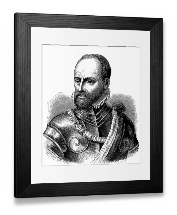 Framed Print : Philippe de Montmorency, Count of Horn