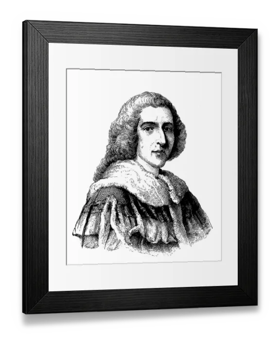 Framed Print : William Pitt, Earl of Chatham, 1708 - 1778