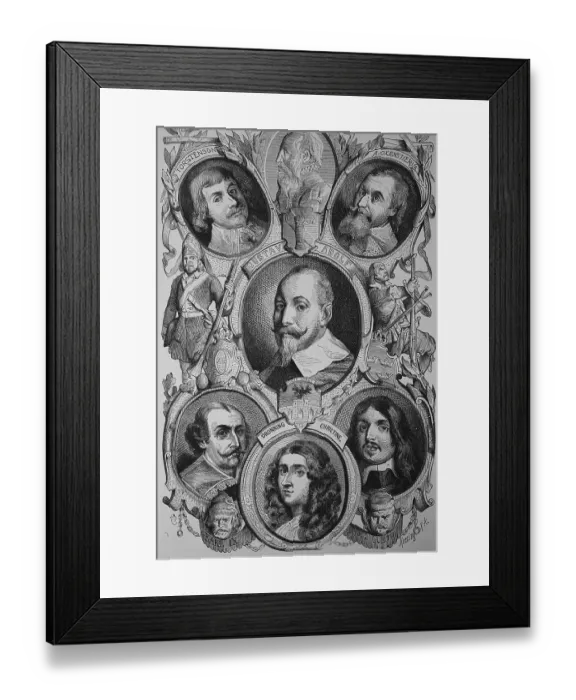 Framed Print : Swedish Emperors: Gustav Vasa, Gustav Adolf Framed Print : Swedish Emperors: Gustav Vasa, Gustav Adolf