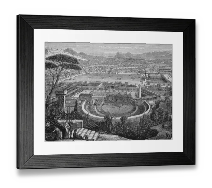 Framed Print : Theatre of Efesos, today Ephesus