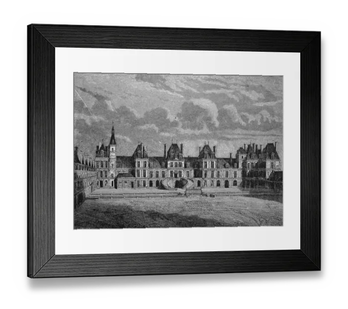 Framed Print : Chateau de Fontainebleau, France Framed Print : Chateau de Fontainebleau, France