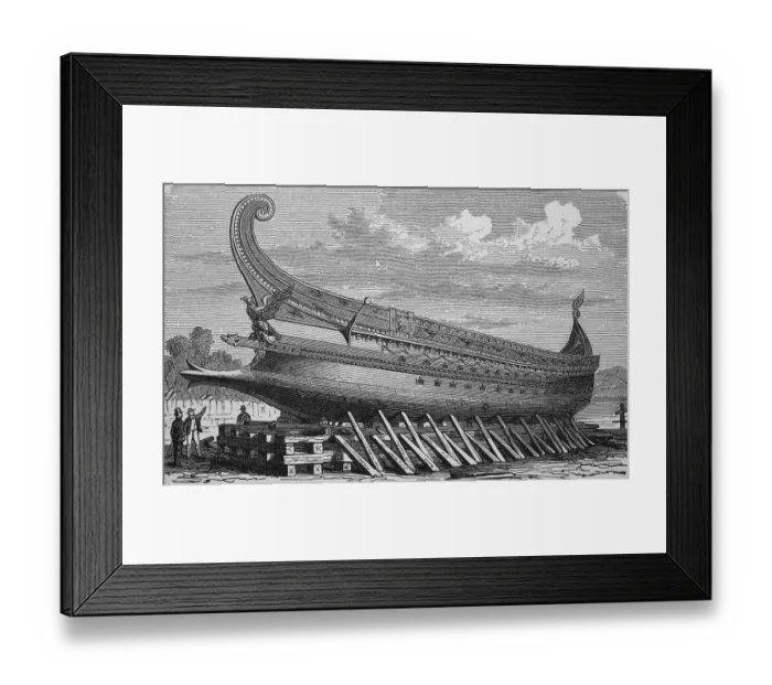 Framed Print : Warship designed by Napoleon III Framed Print : Warship designed by Napoleon III