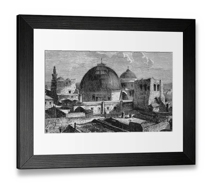 Framed Print : Church of the Holy Sepulchre in Jerusalem