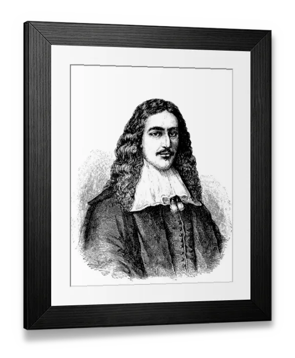 Framed Print : Johan de Witt, 1625 - 1672, council pensionary of Holland
