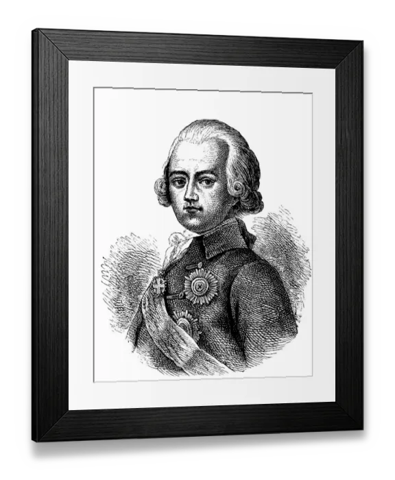 Framed Print : Paul I, 1754 - 1801, Emperor of Russia