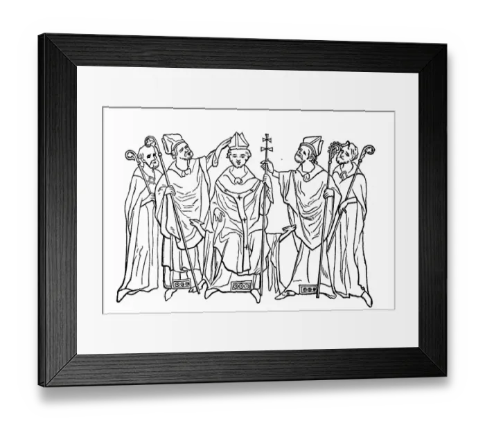 Framed Print : Thomas Becket, Saint Thomas of Canterbury