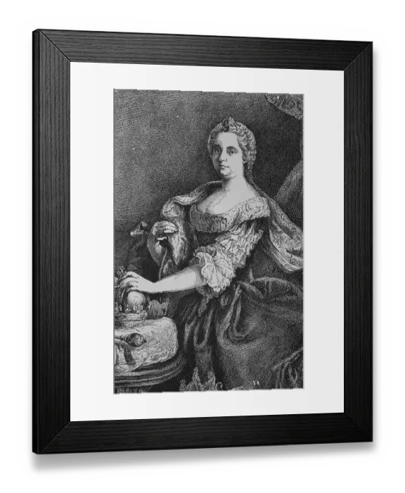 Framed Print : Maria Theresa of Austria, 1717 - 1780 Framed Print : Maria Theresa of Austria, 1717 - 1780