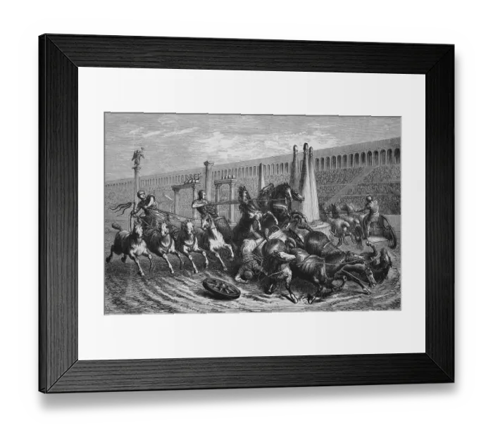 Framed Print : Gladiator fight in Ancient Rome Framed Print : Gladiator fight in Ancient Rome