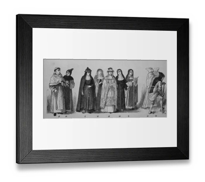 Framed Print : Religious knights: An Augustinian Friar Framed Print : Religious knights: An Augustinian Friar