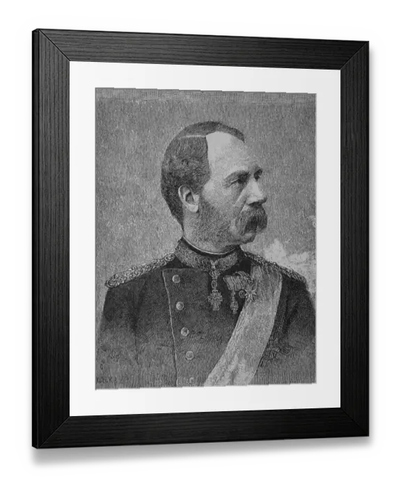 Framed Print : Christian IX, 1818 - 1906, King of Denmark Framed Print : Christian IX, 1818 - 1906, King of Denmark
