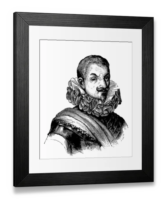 Framed Print : Johann t'Serclaes Tilly, 1559 - 1632