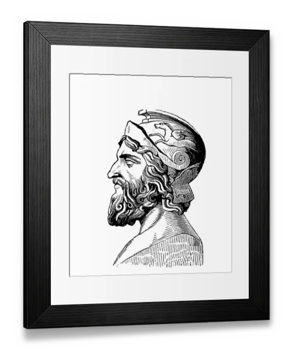 Framed Print : Miltiades the Elder, Athenian, founded a principality on the Chersonese peninsula during the mid-6th century BC Framed Print : Miltiades the Elder, Athenian, founded a principality on the Chersonese peninsula during the mid-6th century BC