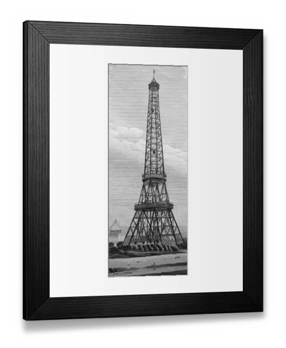 Framed Print : The giant tower, World's Fair in Chicago
