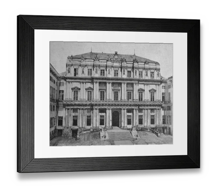 Framed Print : The Palazzo Ducale in Genoa, Italy Framed Print : The Palazzo Ducale in Genoa, Italy