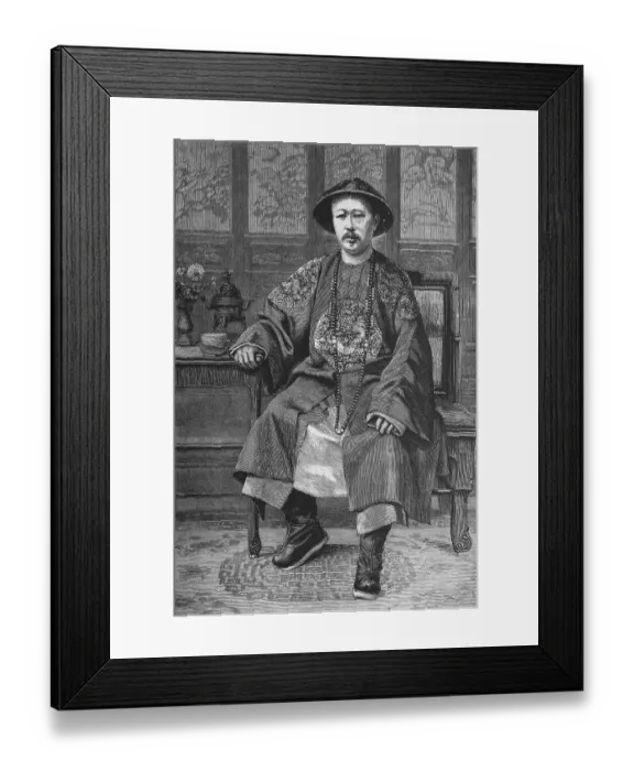 Framed Print : Historical engraving, Prince Ch'un