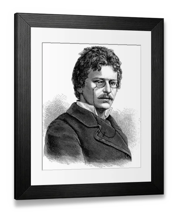 Framed Print : Ludwig Ganghofer, Ludwig Albert Ganghofer Framed Print : Ludwig Ganghofer, Ludwig Albert Ganghofer