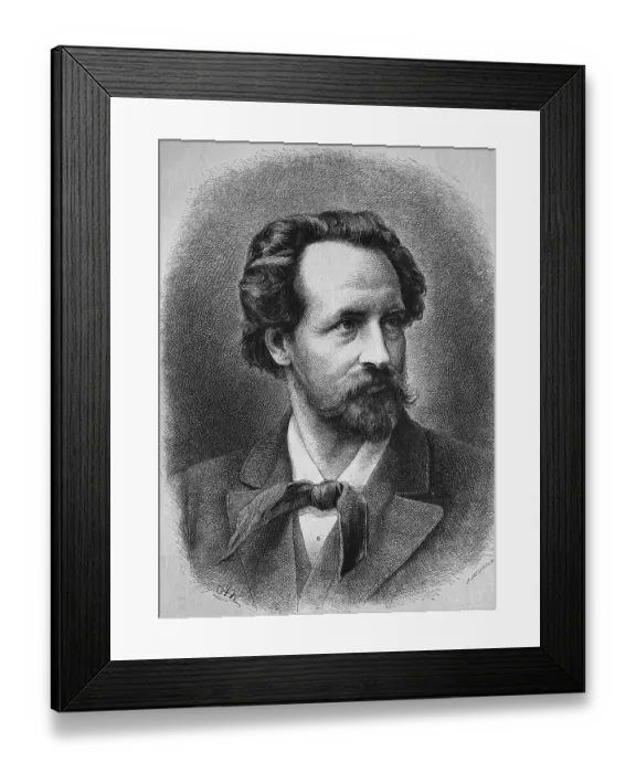 Framed Print : Adolf Wilbrandt, Adolf von Wilbrandt