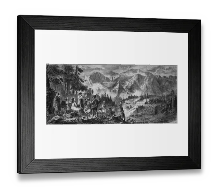 Framed Print : Near Mittenwald in front of the Wettersteinalp Framed Print : Near Mittenwald in front of the Wettersteinalp