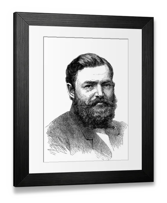 Framed Print : Heinrich Hermann Rentzsch, 1832 - 1917