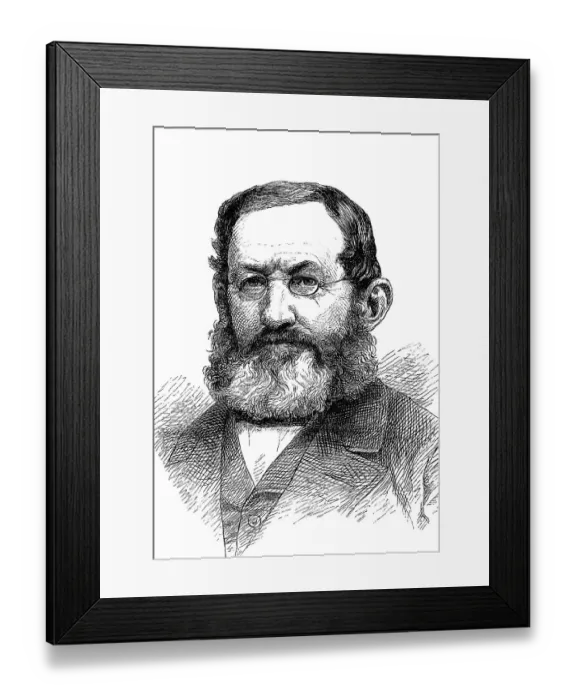 Framed Print : Christian Gottlieb Riedel, 1804 - 1882