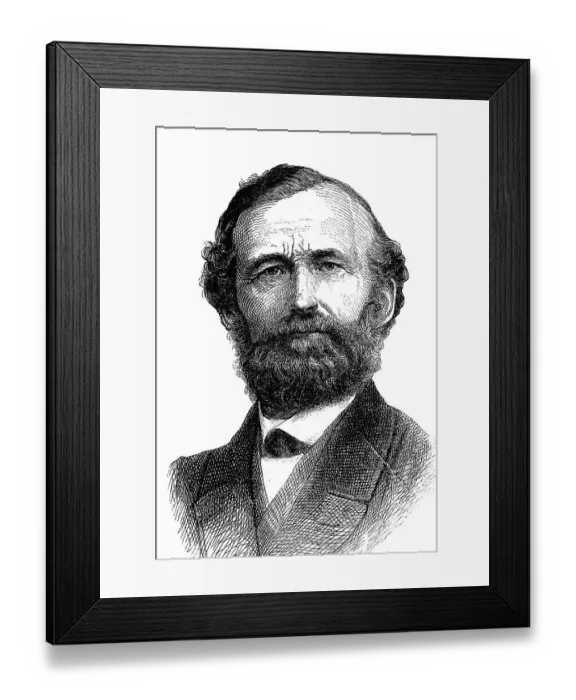 Framed Print : Gustav Heinrich Freiherr von Biedermann Framed Print : Gustav Heinrich Freiherr von Biedermann
