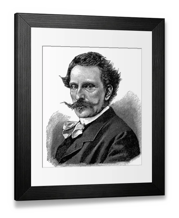Framed Print : Alexander von Liezen - Mayer, also known as Liezen - Sandor Mayer