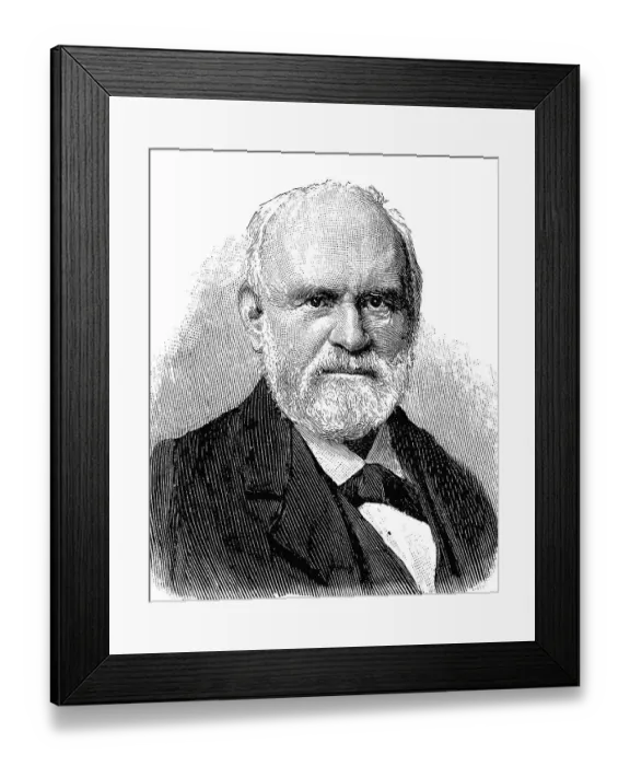 Framed Print : Johann Samuel Heinrich Kiepert Framed Print : Johann Samuel Heinrich Kiepert