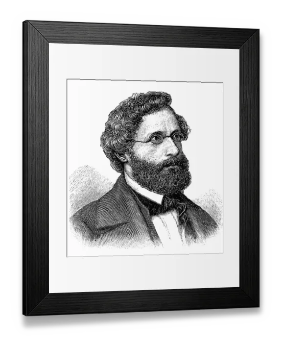 Framed Print : Frederick Siegmund Jucho, 1805 - 1884