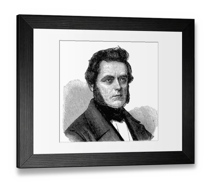 Framed Print : Robert Mohl, named von Mohl since 1837 Framed Print : Robert Mohl, named von Mohl since 1837