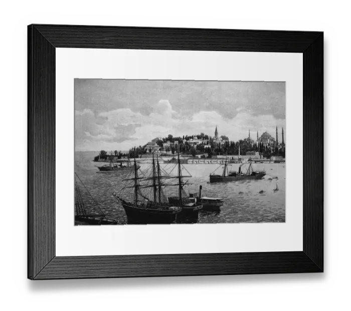 Framed Print : The old seraglio in Constantinople