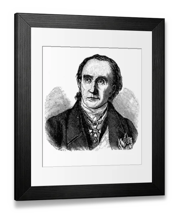 Framed Print : Heinrich Theodor von Schoen, 1773 - 1856 Framed Print : Heinrich Theodor von Schoen, 1773 - 1856