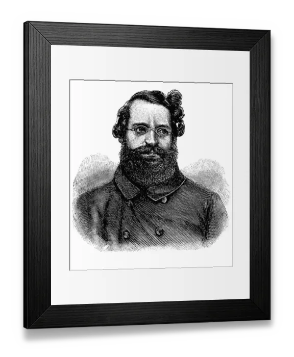 Framed Print : August Heinrich Simon, 1805 - 1860 Framed Print : August Heinrich Simon, 1805 - 1860