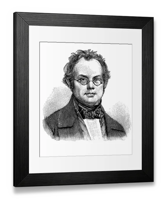 Framed Print : Karl Wippermann, 1831 - 1911, a German journalist and politician