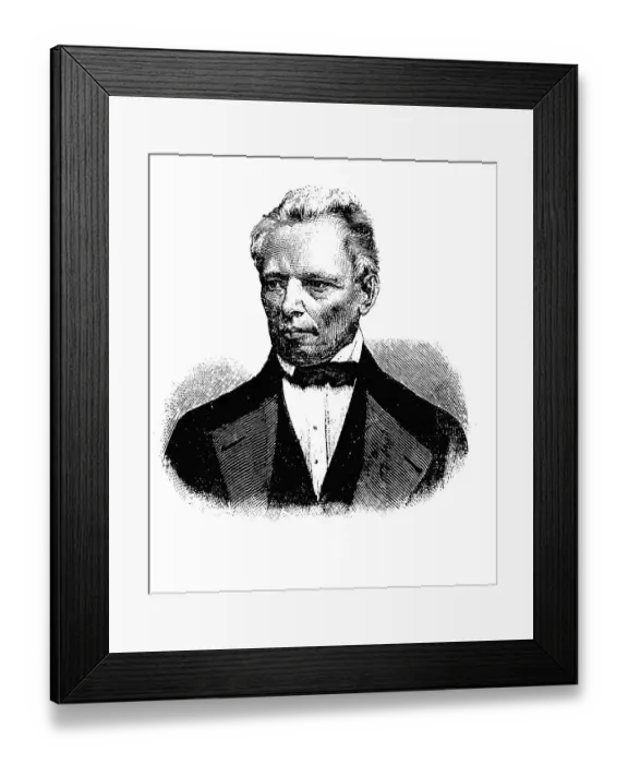 Framed Print : Karl Theodor Georg Philipp Welcker Framed Print : Karl Theodor Georg Philipp Welcker